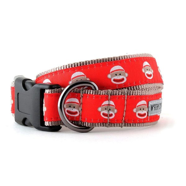 Sock Monkey Dog Collar on Sale
