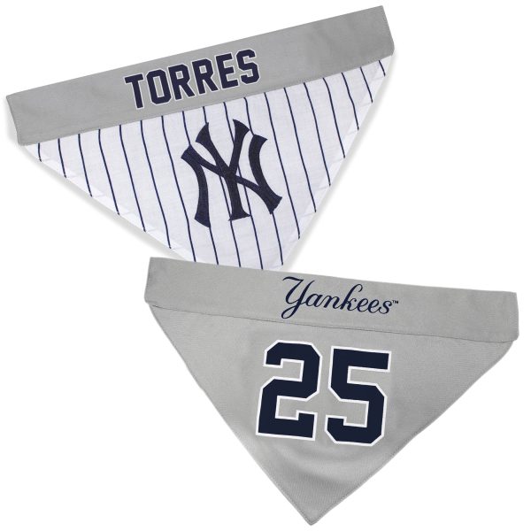 New York Yankees Gleyber Torres #25 Reversible Slide-On Bandana Online Hot Sale