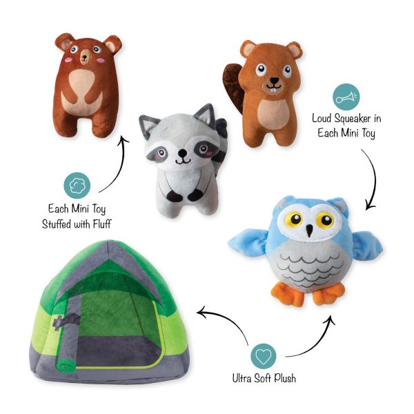 Petshop by Fringe Studio - Happy Campers Hide & Seek Dog Toy Sale - Image 2