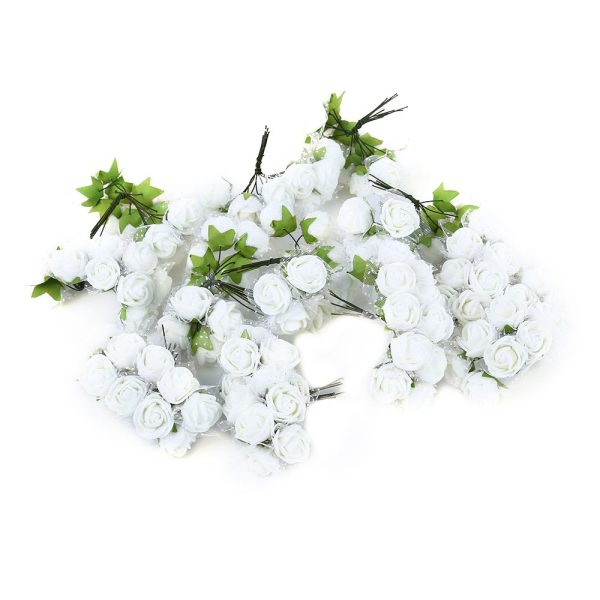 PE Rose Foam Artificial Silk Flowers Bouquet Wedding Decoration Wreaths Hot on Sale - Image 5