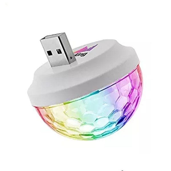 USB Disco Light Crystal Magic Ball Portable Stage Home Party Hot on Sale