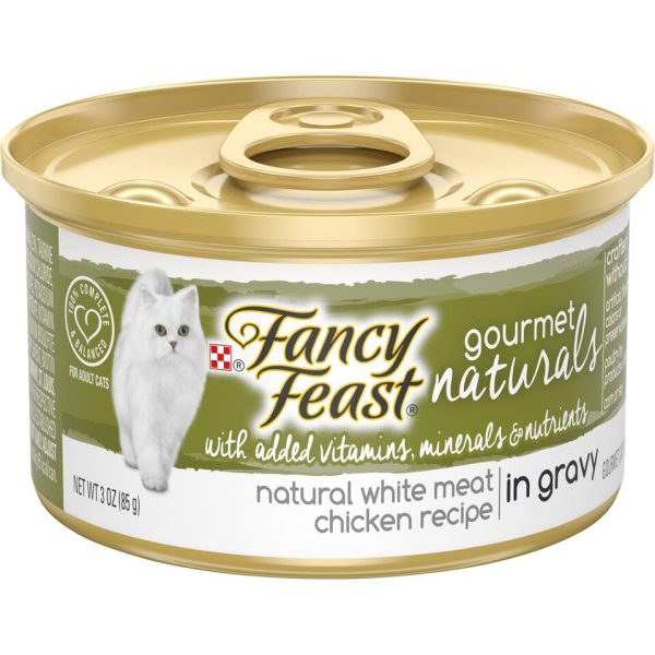 Fancy Feast Gourmet Naturals White Meat Chicken Recipe In Gravy Natural Wet Cat Food For Discount